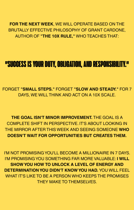 10X Yourself in 7 DAYS